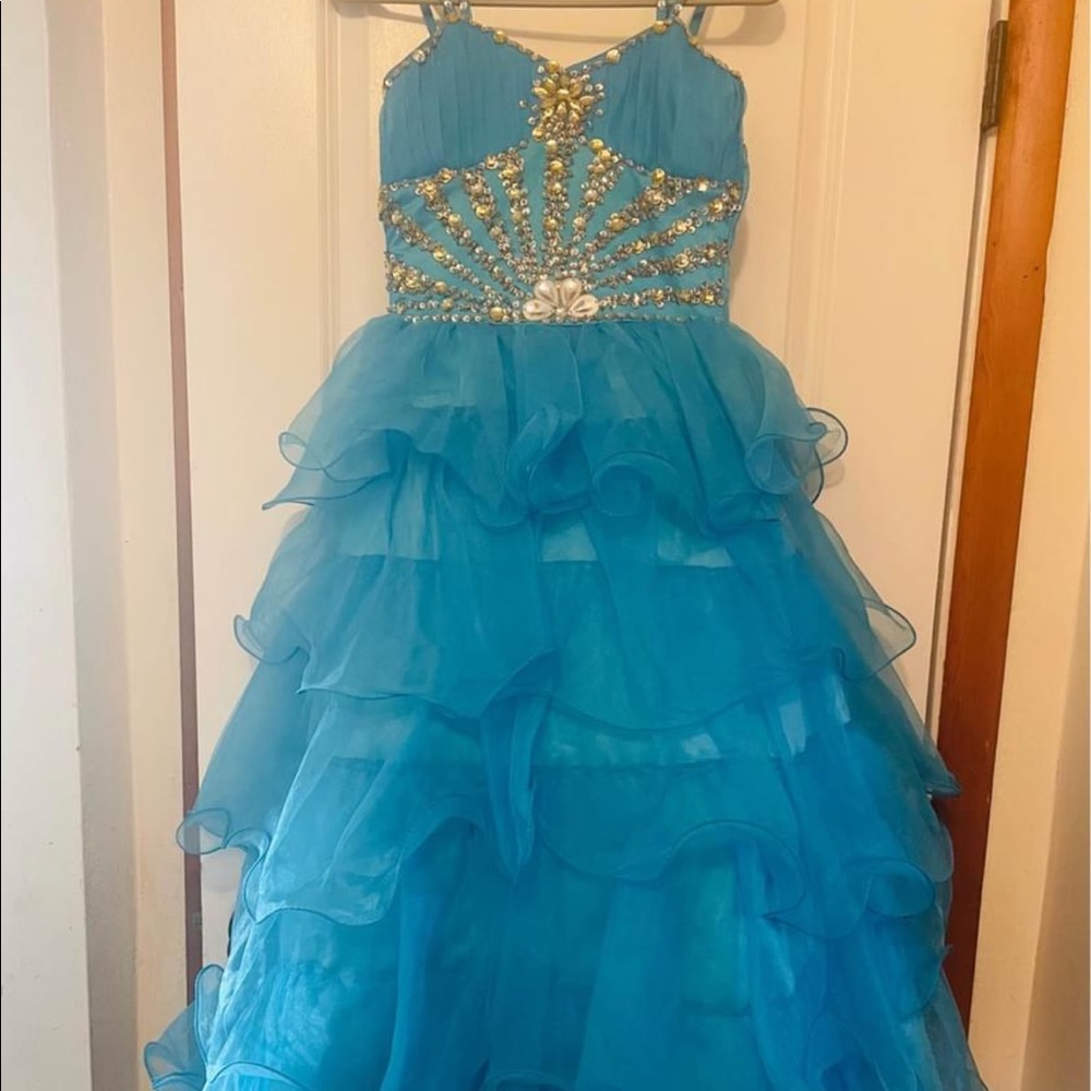 Girls pageant dress